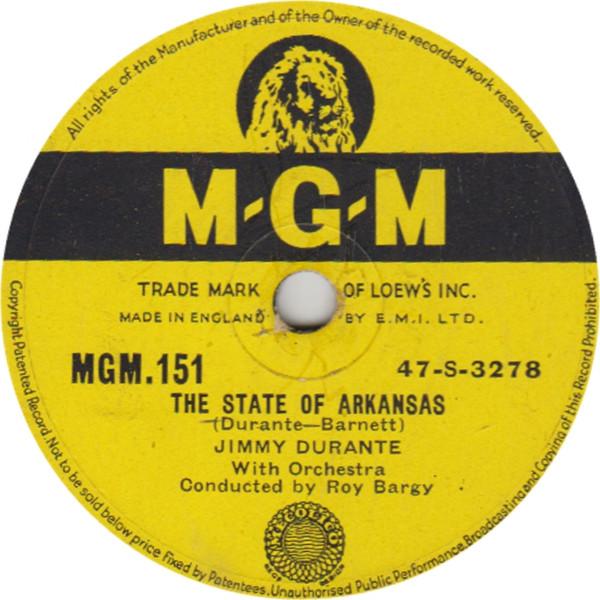 Jimmy Durante - The State Of Arkansas / Fugitive From Esquire