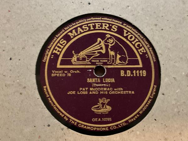 Joe Loss & His Orchestra, Pat McCormac - Santa Lucia / Silent Night Holy Night 