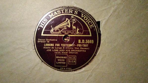 Joe Loss & His Orchestra - Looking For Yesterday / Now I Lay Me Down To Dream