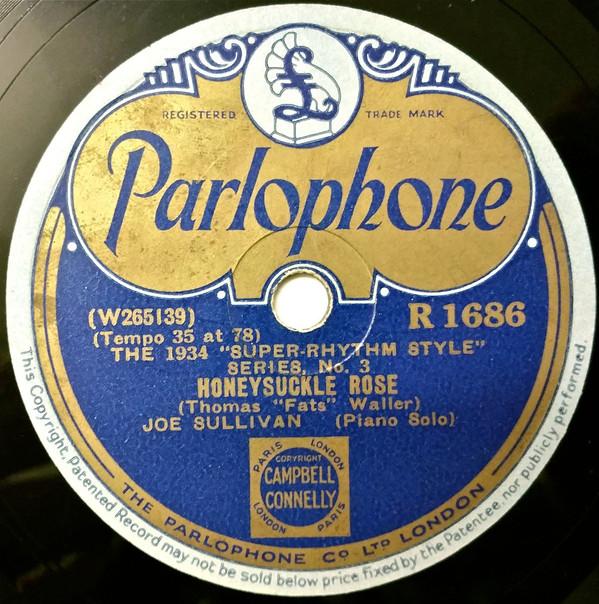 Joe Sullivan - Honeysuckle Rose / Gin Mill Blues