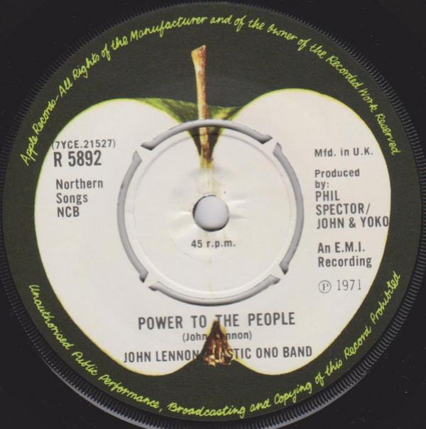 John Lennon, The Plastic Ono Band - Power To The People