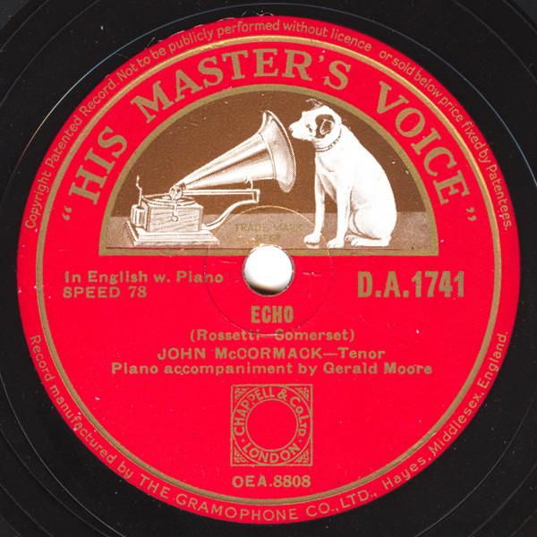 John McCormack (2) - Echo / Trees