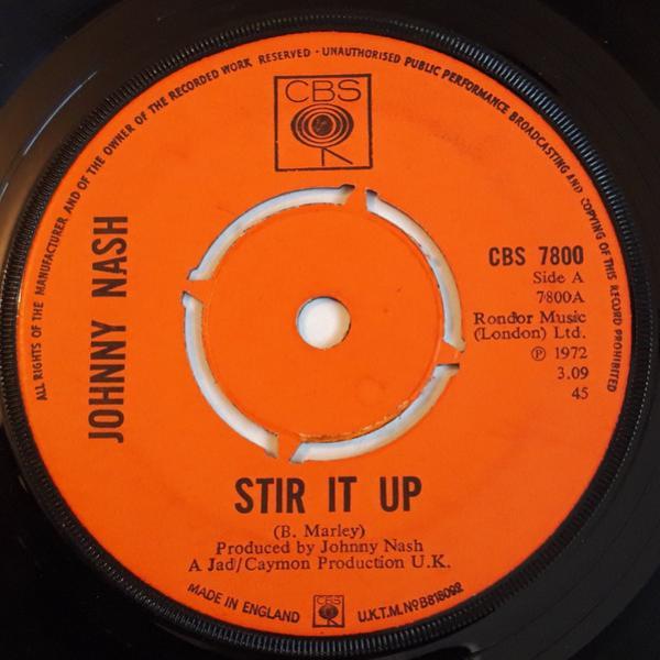 Johnny Nash - Stir It Up / Cream Puff
