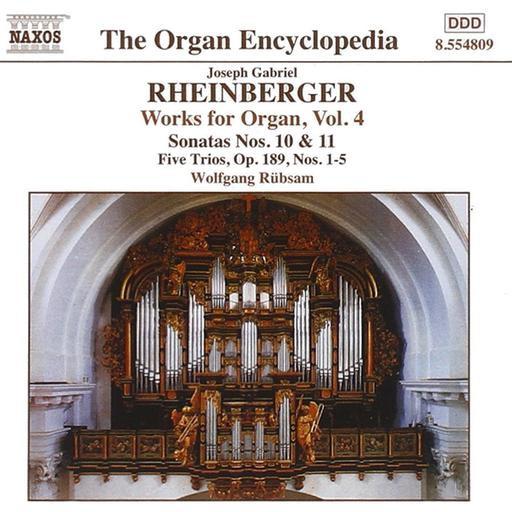 Josef Rheinberger, Wolfgang Rübsam (2) - Organ Works • 5 - Sonatas Nos. 12 & 13, Seven Trios Op. 189, Nos. 6-12