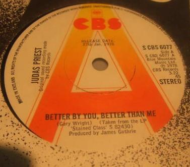 Judas Priest - Better By You Better Than Me