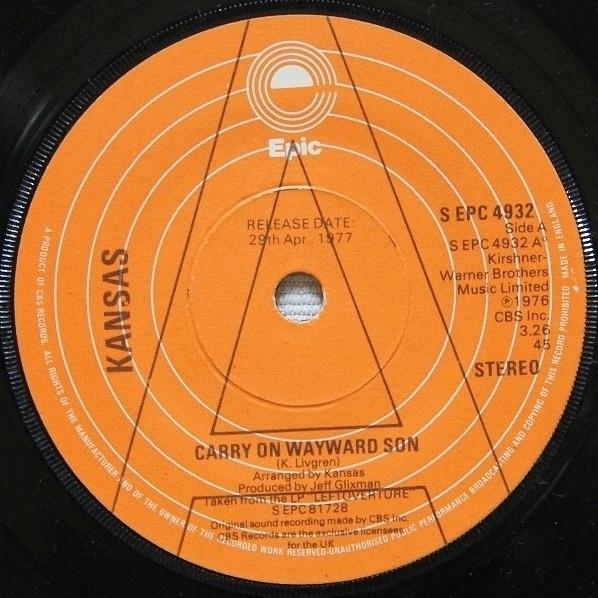 Kansas (2) - Carry On Wayward Son