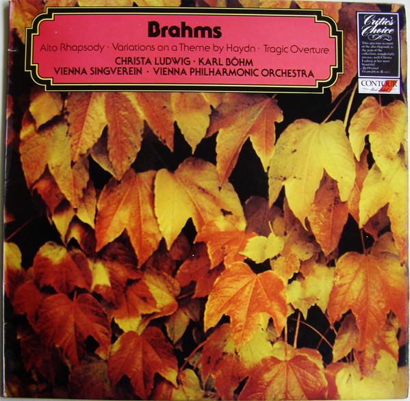 Karl Böhm, Johannes Brahms, Wiener Philharmoniker - Variations On A Theme By Haydn, Tragic Overture, Alto Rhapsody