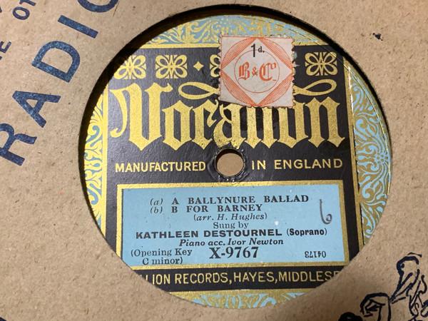 Kathleen Destournel - I Know Where I'm Goin' / A Ballynure Ballad / B For Barney