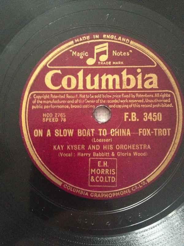 Kay Kyser And His Orchestra - On A Slow Boat To China / Horses Don't Bet On People
