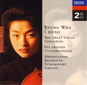 Kyung-Wha Chung, Felix Mendelssohn-Bartholdy, Ludwig van Beethoven, Pyotr Ilyich Tchaikovsky, Jean Sibelius - The Great Violin Concertos