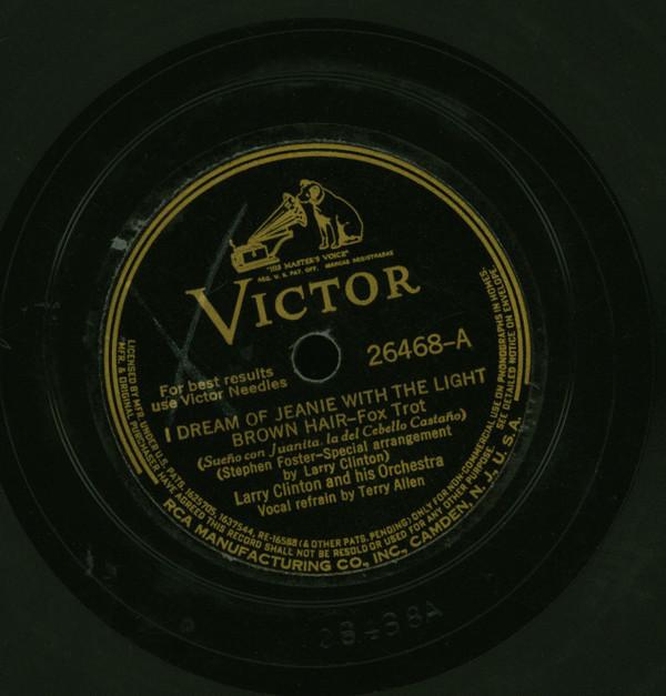 Larry Clinton And His Orchestra - I Dream Of Jeanie With The Light Brown Hair / Old Folks At Home (Swanee River)