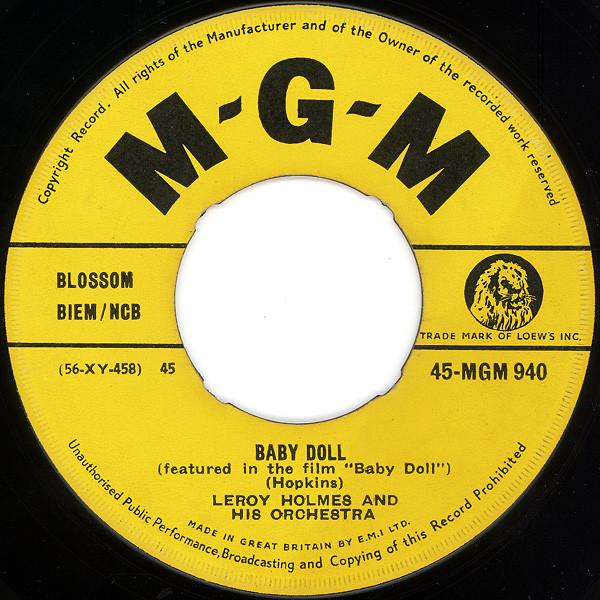 LeRoy Holmes Orchestra - Baby Doll / Anastasia
