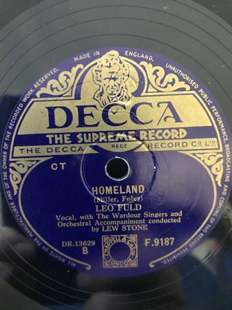 Leo Fuld, The Wardour Singers - Homeland / Pigalle