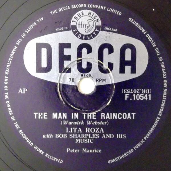 Lita Roza - The Man In The Raincoat / Today And Ev'ry Day