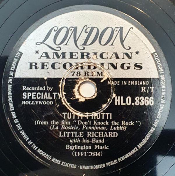 Little Richard And His Band - Tutti Frutti / Long Tall Sally