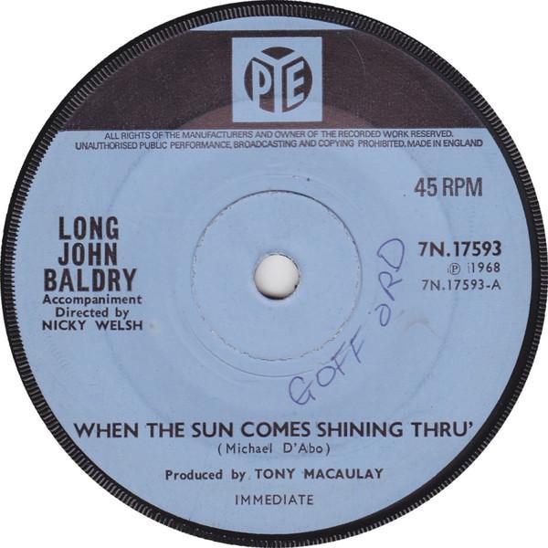 Long John Baldry - When The Sun Comes Shining Thru'