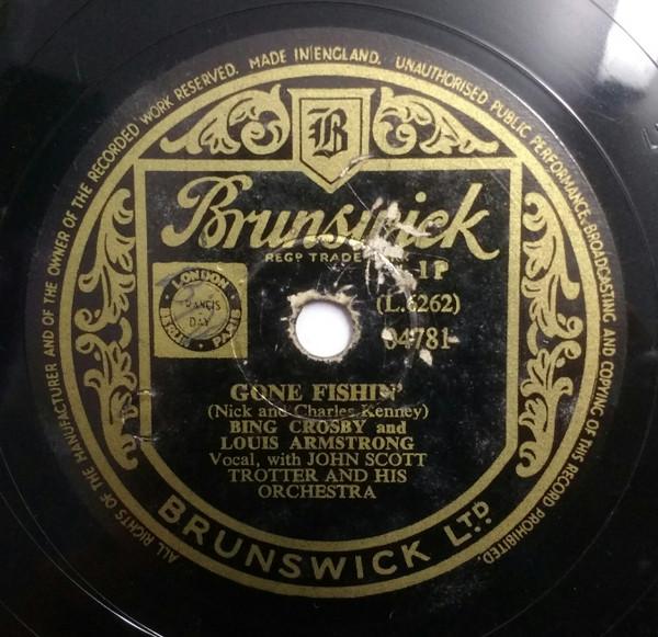 Louis Armstrong, Bing Crosby, Gary Crosby (2) - Gone Fishin' / Moonlight Bay