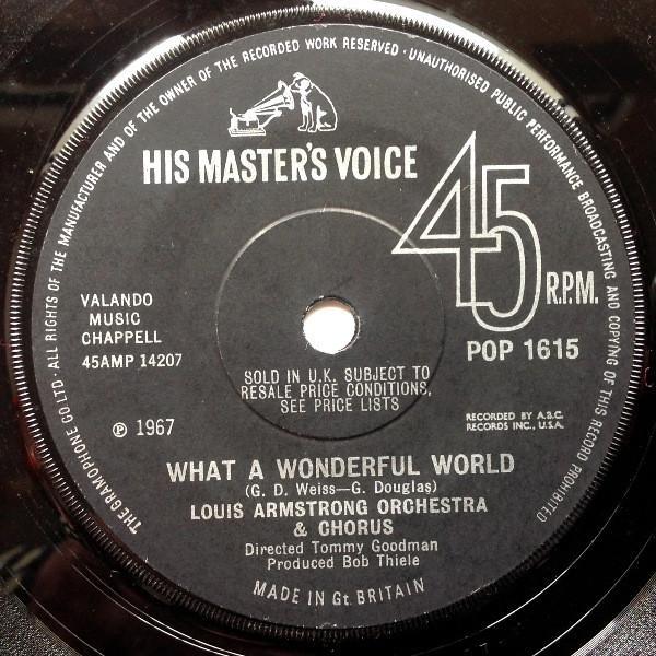 Louis Armstrong And His All-Stars, Louis Armstrong Orchestra & Chorus - What A Wonderful World / Cabaret