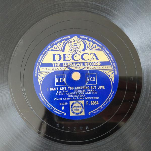 Louis Armstrong And His Orchestra - Ain't Misbehavin' / I Can't Give You Anything But Love