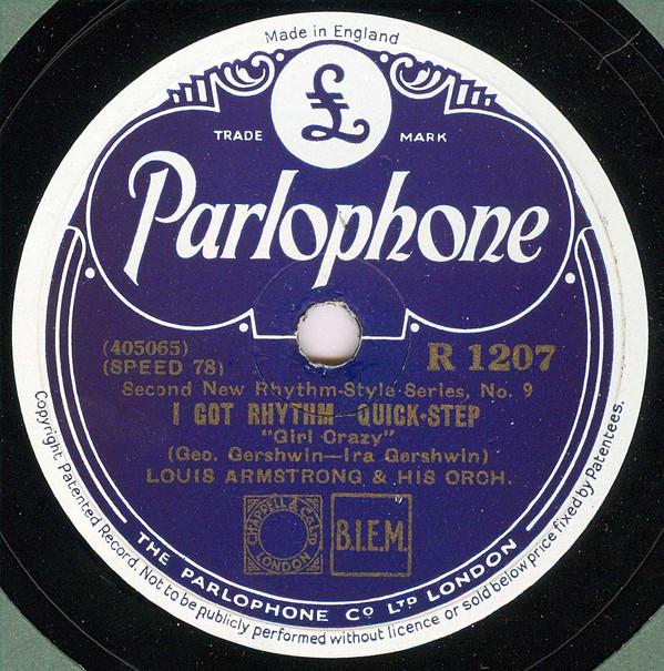 Louis Armstrong And His Orchestra - I Got Rhythm / Lawd, You Made The Night Too Long