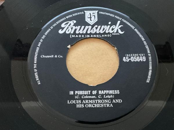 Louis Armstrong And His Orchestra - In Pursuit Of Happiness / The Younger Generation 