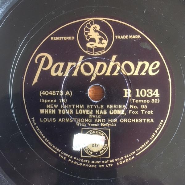 Louis Armstrong And His Orchestra - When Your Lover Has Gone / When It's Sleepy Time Down South