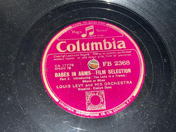Louis Levy And His Orchestra - Babes In Arms - Film Selection