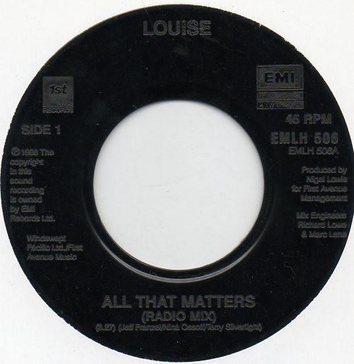 Louise - All That Matters