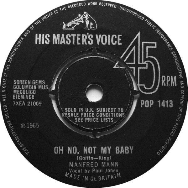 Manfred Mann - Oh No, Not My Baby