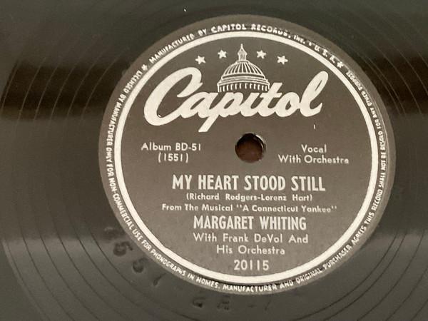 Margaret Whiting - My Heart Stood Still / This Can’t Be Love 