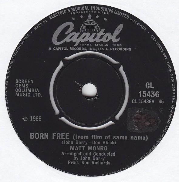 Matt Monro - Born Free