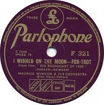 Maurice Winnick - I Wished On The Moon / The Sweetest Music This Side Of Heaven