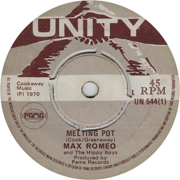 Max Romeo, The Hippy Boys - Melting Pot / Death Rides A Horse Mixies (Pop A Top)