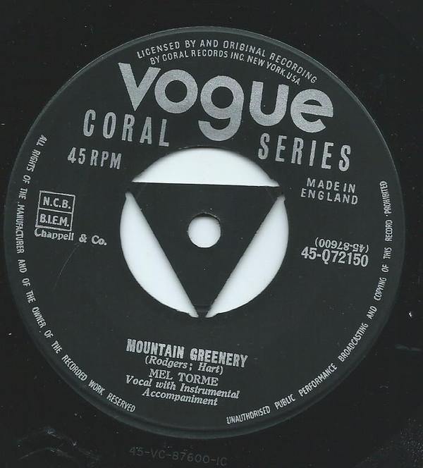 Mel Tormé - Mountain Greenery
