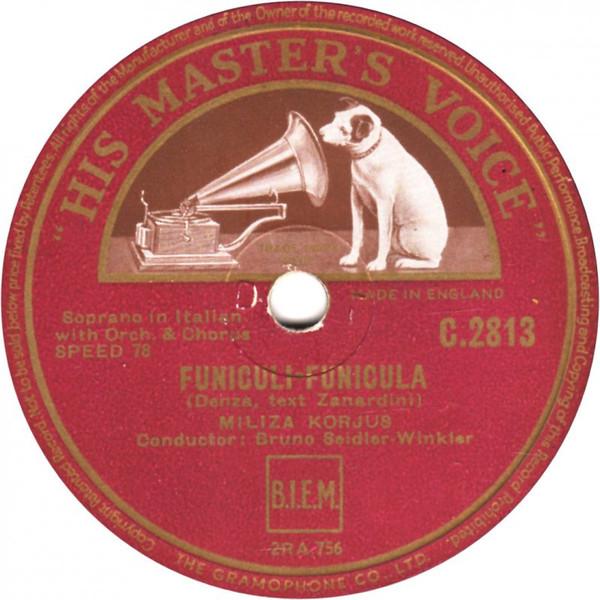 Miliza Korjus - La Danza / Funiculi-Funicula