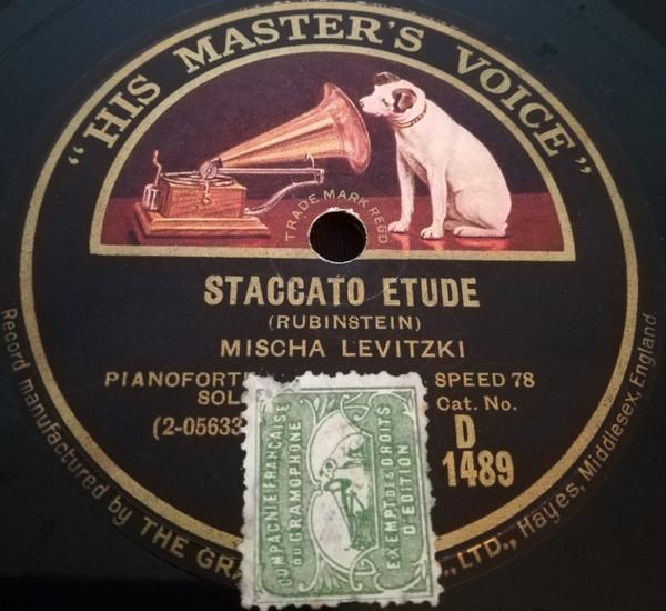 Mischa Levitzki - Staccato Etude / La Campanella