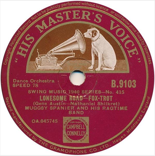 Muggsy Spanier's Ragtime Band - Lonesome Road / Mandy, Make Up Your Mind