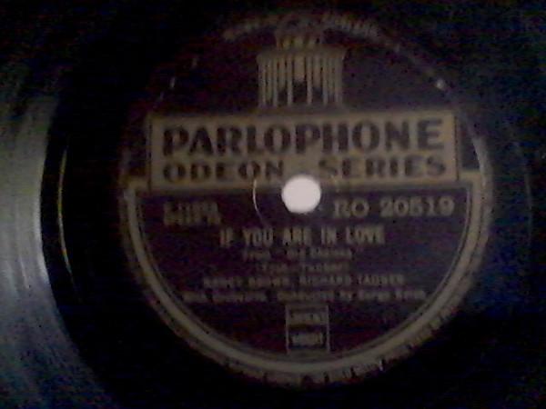 Nancy Brown (5), Richard Tauber, Carol Lynn (4) - If You Are In Love / There Are Angels Outside Heaven