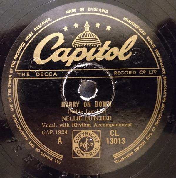 Nellie Lutcher - Hurry On Down / Fine Brown Frame