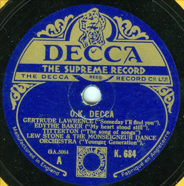  - O.K. Decca