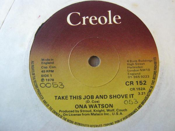 Ona Watson - Take This Job And Shove It