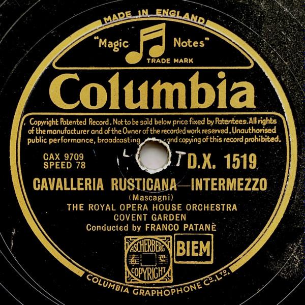 Orchestra Of The Royal Opera House, Covent Garden, Franco Patane - Cavalleria Rusticana - Intermezzo / I Pagliacci - Intermezzo