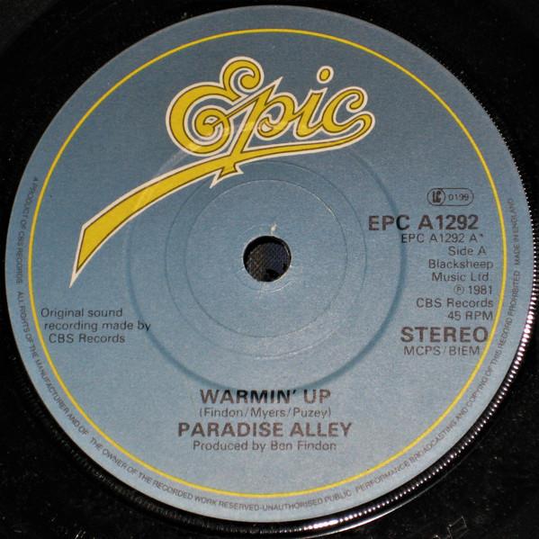 Paradise Alley - Warmin' Up