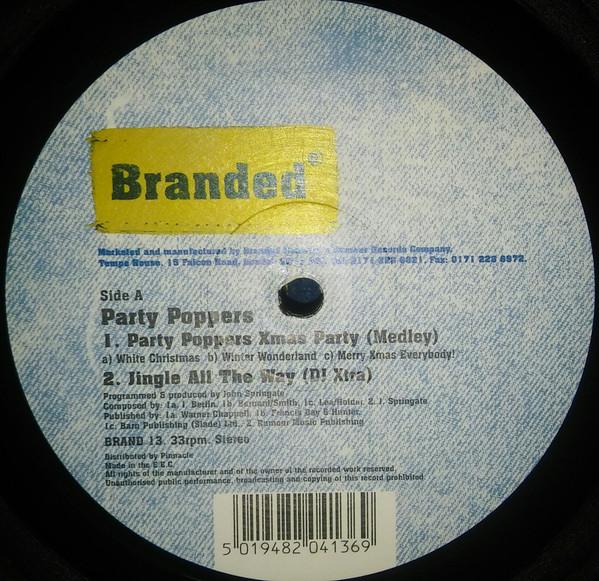 Party Poppers - Christmas Party / Motown Party