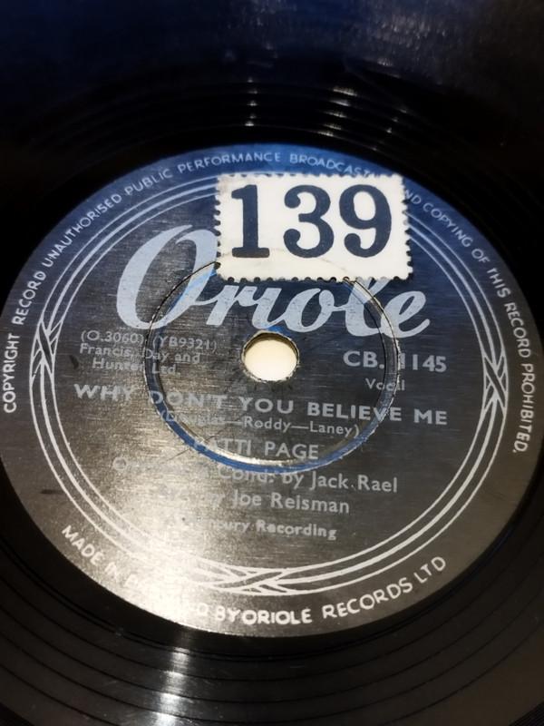 Patti Page - Conquest / Why Don't You Believe Me