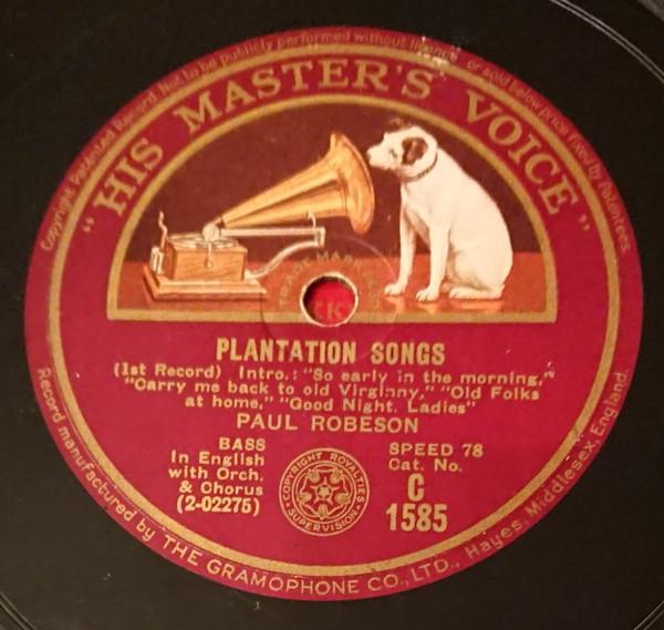 Paul Robeson - Plantation Songs