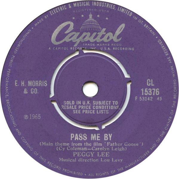 Peggy Lee - Pass Me By