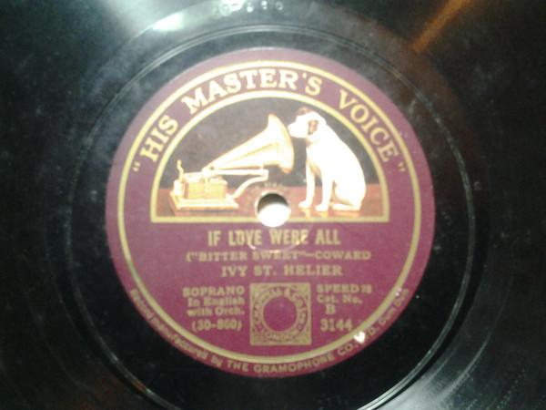 Peggy Wood, Ivy St. Helier - If Love Were All / Zigeuner