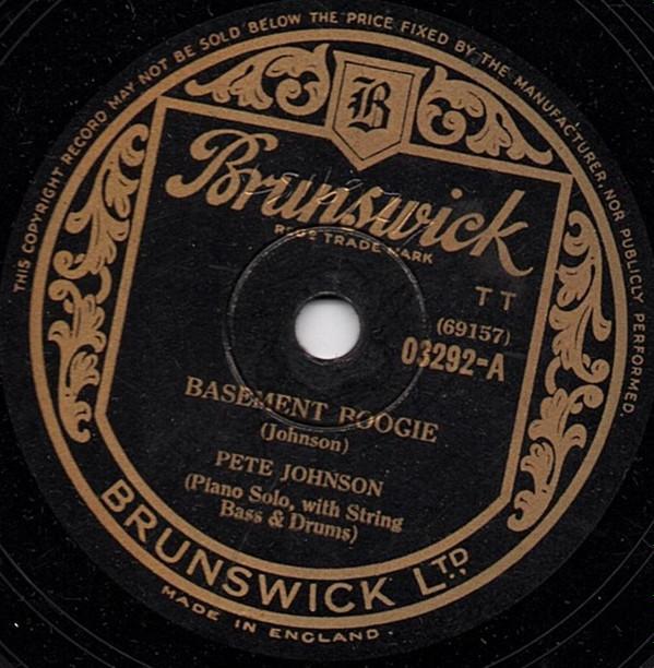 Pete Johnson - Basement Boogie / Death Ray Boogie