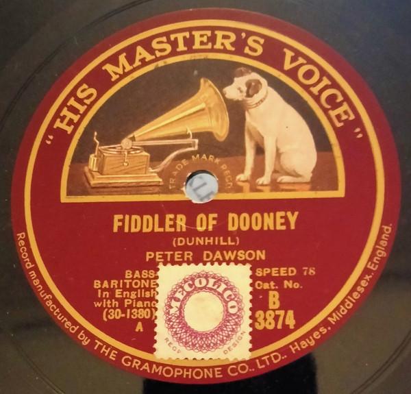 Peter Dawson - Fiddler Of Dooney / Song Of The Highway